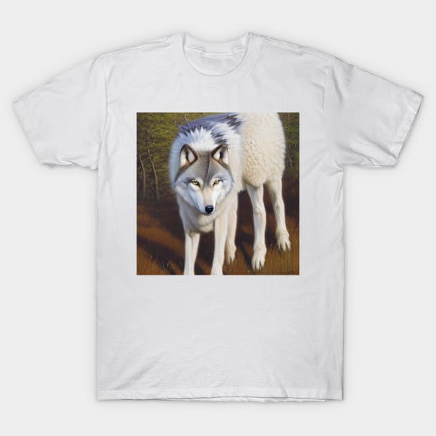 Wolf in Sheep's Clothing T-Shirt by TrapperWeasel